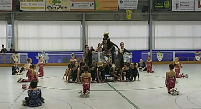 Moment de l'actuació del cap de setmana (foto: Patinatge ArtÃstic)