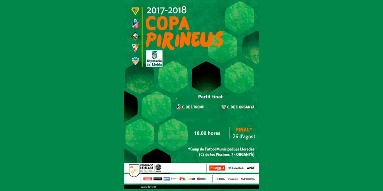 Organyà-Tremp, final de la Copa Pirineus de futbol