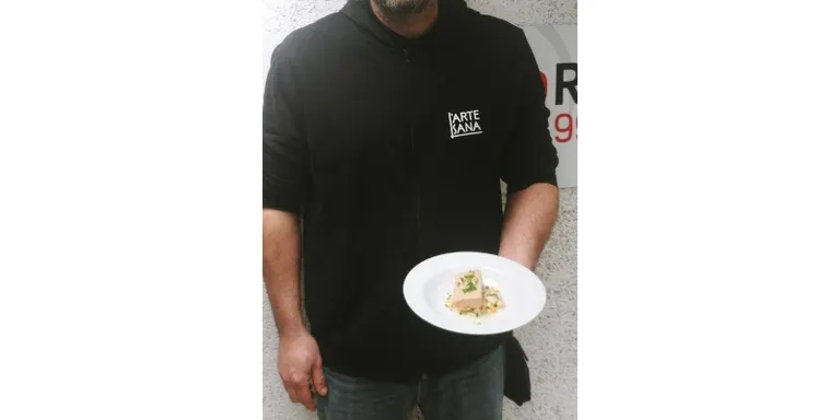 Del Mercat a la taula (de l'estudi) amb Pau Barceló del restaurant L'Artesana amb Terrina de foie