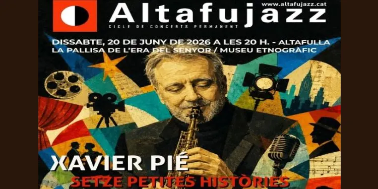El saxofonista Xavier Pié presenta aquest dissabte ‘Setze petites històries’ de la mà de l’Altafujazz