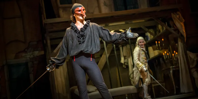 Pilar Segura és la primera gunyadora de les dues entrades pel musical "Scaramouche"