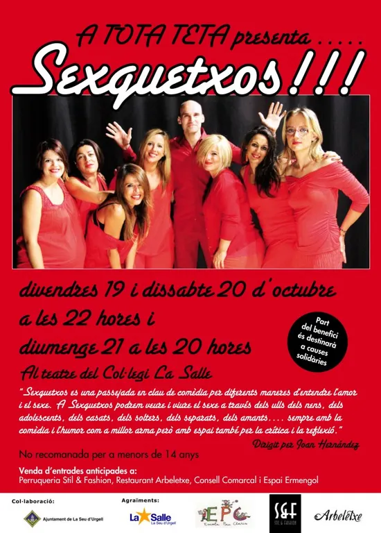 A Tota Teta presenta l'obra 'Sexquetxos'