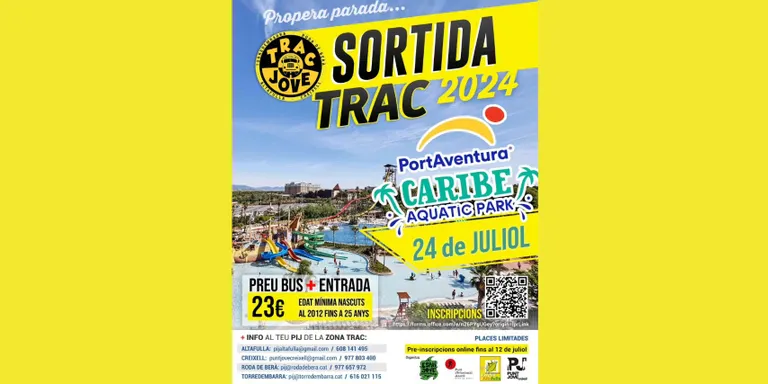 Sortida amb la zona TRAC al CaribePark el 24 de juliol