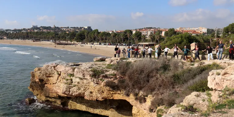 Cadena humana contra el camí de ronda de la Savinosa