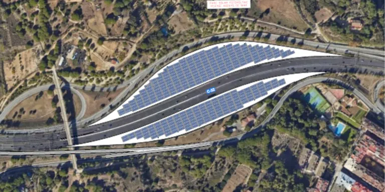 El 5% de l'energia que produeixin les futures plaques fotovoltaiques del peatge seran per famílies vulnerables d'Arenys
