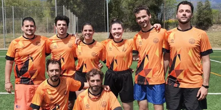 L'equip de Rugbi Touch de l'ateneu El Centre jugarà dissabte les semifinals de la Copa Plata de la Lliga Catalana