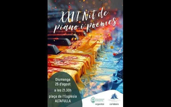 La 26a Nit de Piano i Poemes d’Altafulla anuncia el cartell pel 25 d’agost