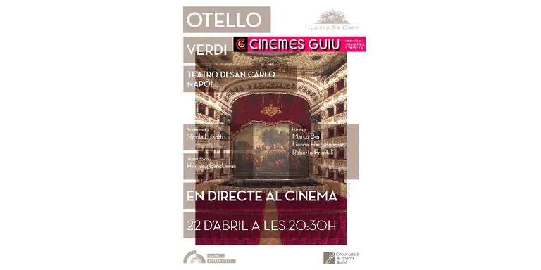 'Otello', propera proposta d'espectacles en directe a Cinemes Guiu