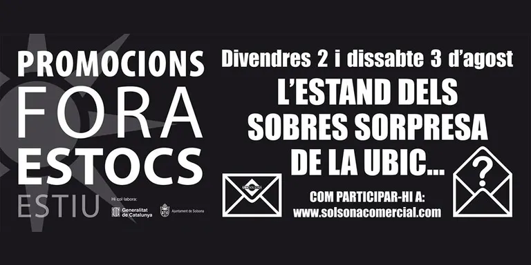 Més de 50 establiments solsonins participen al Promocions i Fora Estocs de la UBIC