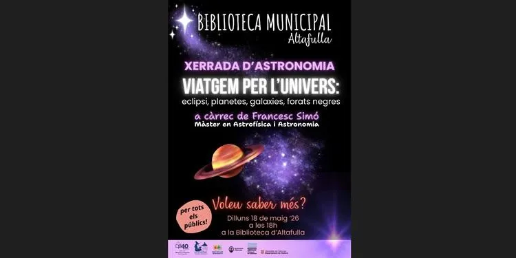 Els Amics de l’Astronomia d’Altafulla volen celebrar un aplec d’observació i impulsar tallers escolars en la matèria