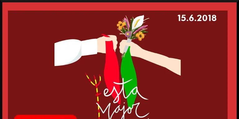 GUILLERMO SÁNCHEZ ha diseñado el Cartel de la Festa Major 2018