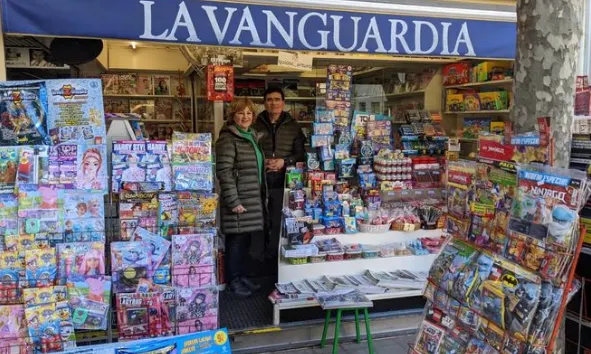 Arturo Prieto, propietari del quiosc Arturo: «Hem estat un punt de trobada de molta gent de Caldes durant tots aquests anys»