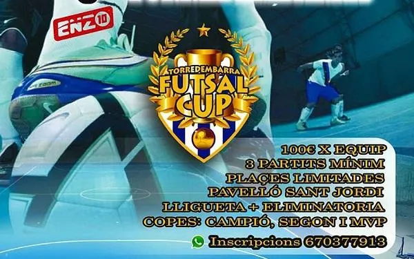 La 5a Futsal Cup de Torredembarra arriba aquest dissabte amb el mateix format i esperit de les edicions anteriors