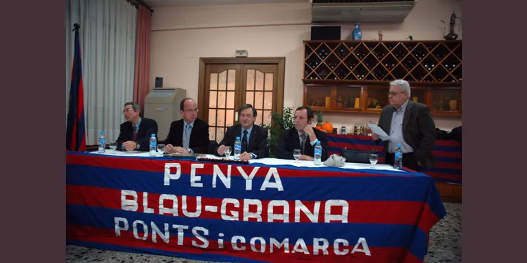 Trobada de les penyes blaugrana del Pirineu amb Rosell