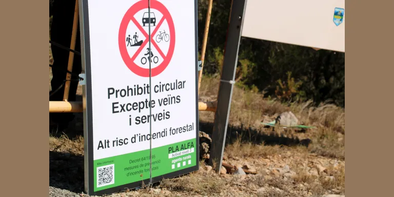 El Govern prorroga un dia més les mesures especials per l'elevat risc d'incendis