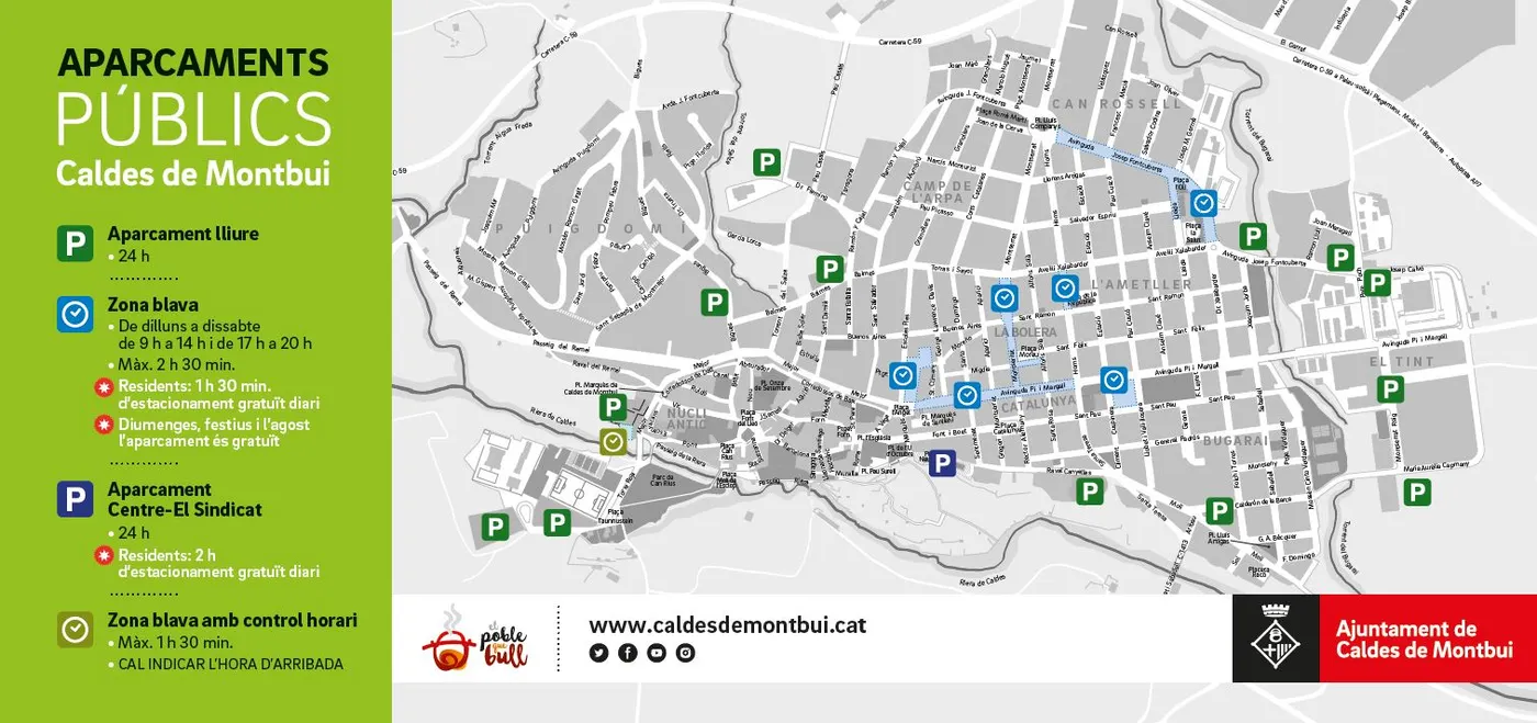 El dilluns 5 de juliol hi haurà una única zona blava al municipi