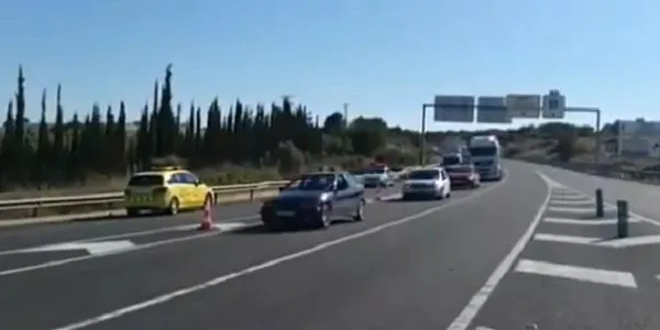 Nou accident de trànsit a la rotonda d’accés a l’AP-7 des de Torredembarra
