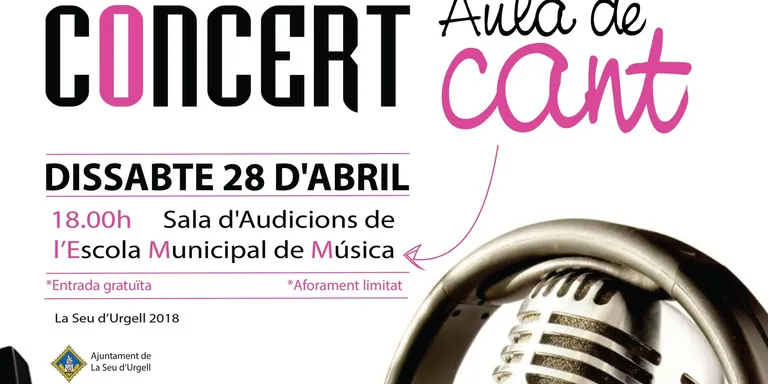 Concert de l’aula de cant de l’Escola Municipal de Música de la Seu d’Urgell