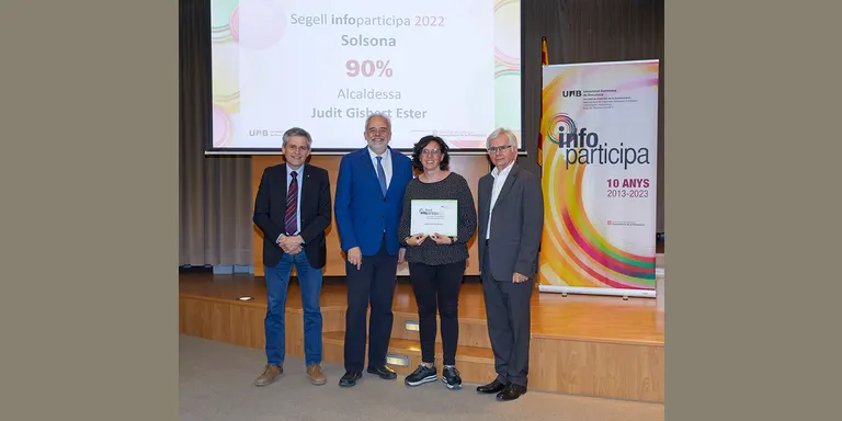 L'Ajuntament de Solsona revalida el reconeixement a la transparència amb el Segell Infoparticipa