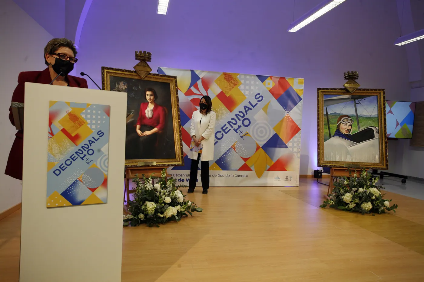 Es presenten en societat els quadres de les Vallenques Il·lustres