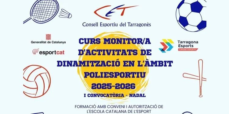 L’Ajuntament d’Altafulla convida els joves de la vila a formar-se com a monitors esportius aquest Nadal a través d’una formació del CET