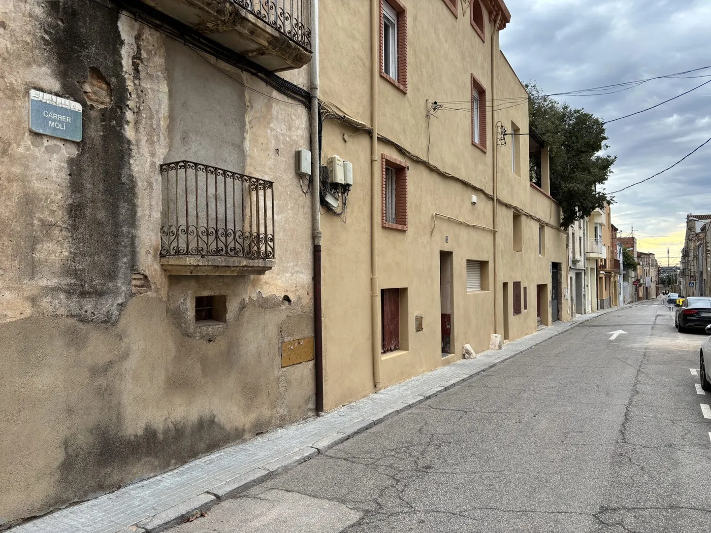 El carrer Molí i carrer Nou, pràcticament a punt