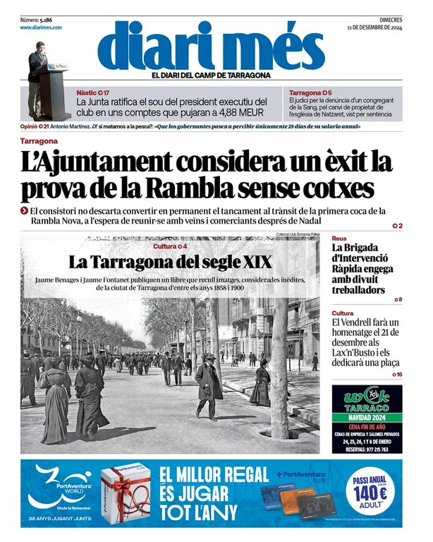 Cop d'ull als diaris d'aquest dimecres 11 de desembre