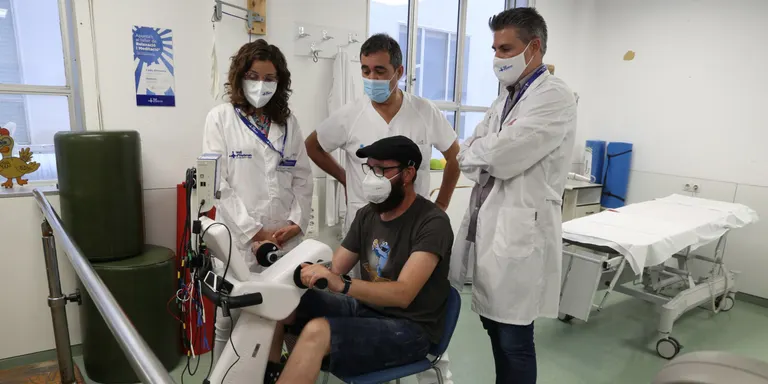 El vilassarenc Ivan Bustos, protagonista de la campanya contra les lesions medul·lars a l’estiu