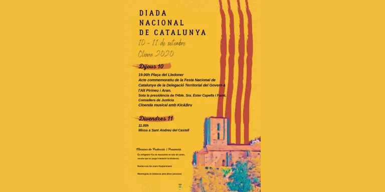 OIiana acull l'acte oficial de la Diada de Catalunya a l'Alt Pirineu i Aran
