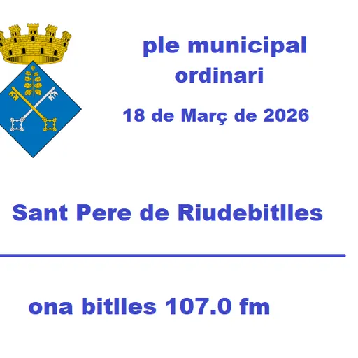 Ple Municipal del 18 de Març del 2026
