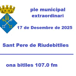 Ple Municipal Extraordinari del 17 de Desembre de 2025 - episode art