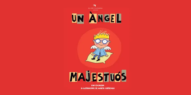 Àngel Majestuós és el primer llibre d'Eva Escalera, que va voler explicar la història del seu fill Roger, que va patir una paràlisis cerebral, i de com pobles com Caldes es van bolcar en aconseguir fons per poder operar-lo