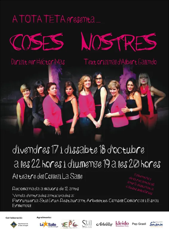 El grup teatral A tota teta estrena l'obra 'Coses nostres'