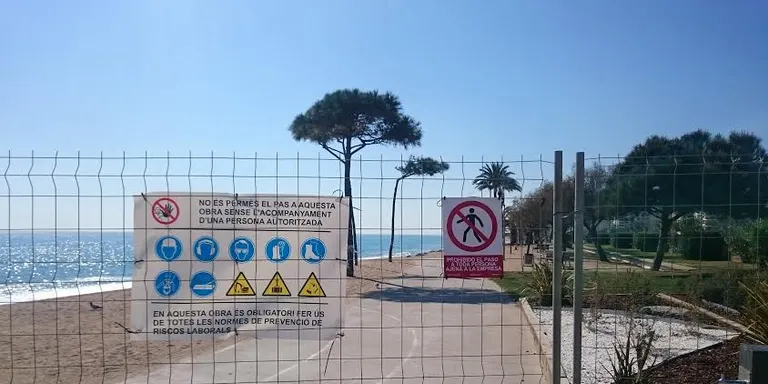 Comencen les obres del passeig Marítim de Pineda