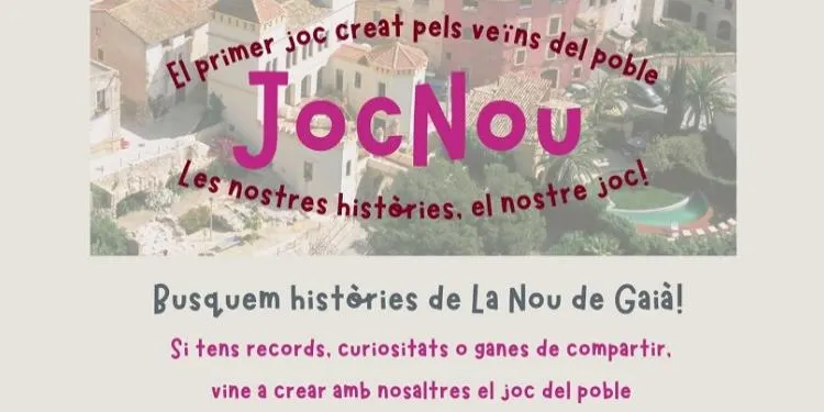 El veïnat de la Nou de Gaià crea el joc del seu propi poble