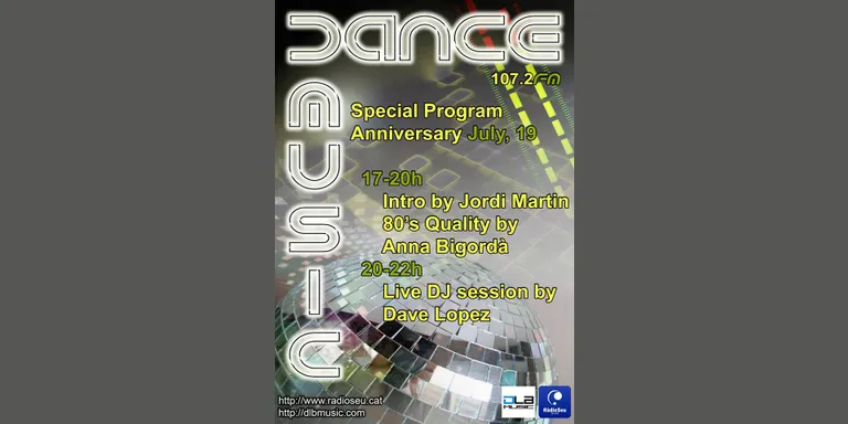 'Dance Music' celebra el 21è aniversari amb un especial