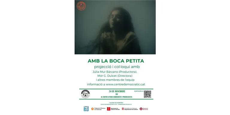 El curtmetratge ‘Amb la boca petita’, sobre els abusos sexuals dins de la parella, arriba a l’ateneu El Centre