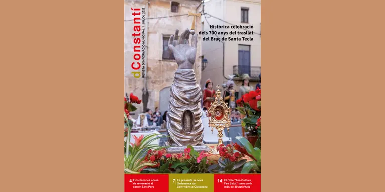 Ja es pot llegir la revista dConstantí del mes de juliol