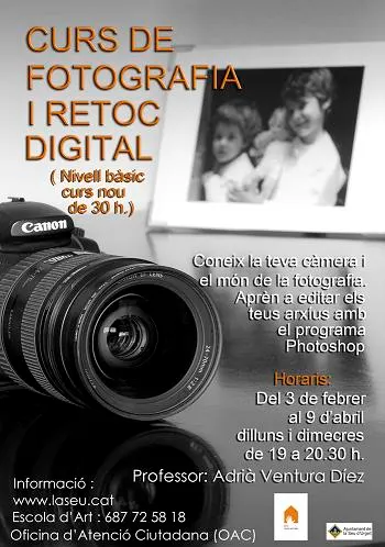 Nou curs a la Seu de fotografia i retoc digital