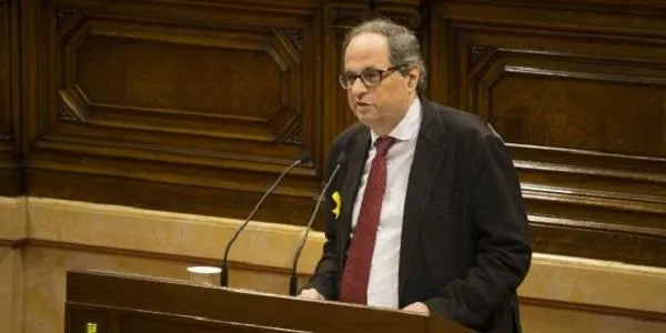 Quim Torra reivindica una "república de tots" en la segona sessió del debat d’investidura