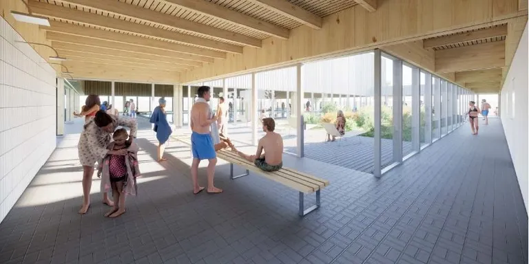 Les obres de cobriment de la piscina nova comencen aquest dilluns