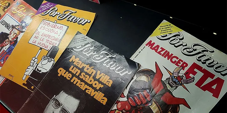 La biblioteca acull una mostra sobre "Por favor", una revista satírica de la Transició
