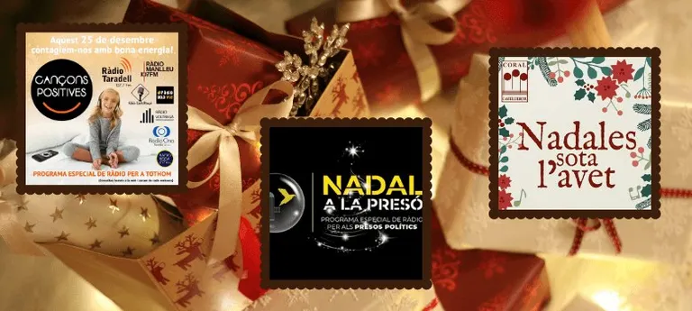 Nadales, des de casa, des de la presó i des de la plaça!