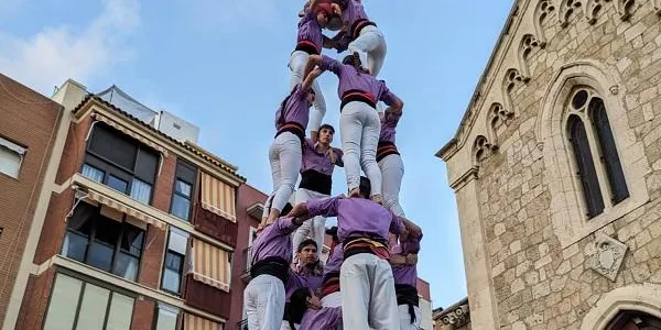 Els Castellers d'Altafulla completen el 3d7a i el4d7a en una mateixa actuació, com no feien des del 2011