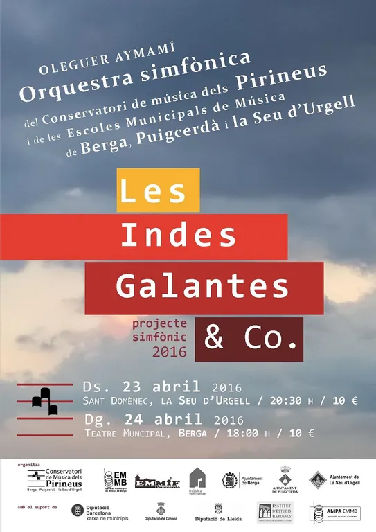 Concert simfònic a la Seu del Conservatori de Música dels Pirineus