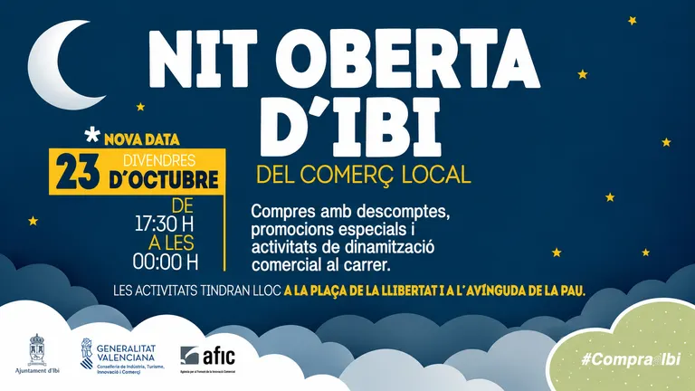 Este divendres Nit del comerç local a Ibi