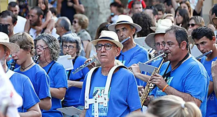 La Banda de l'Escola de Música és una de les formacions que actuen per Sant Zenon ( Foto: Xavi Sa
