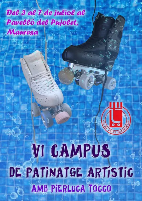 Xavi Orrit i Noemí Isla encapçalen aquest estiu un campus de patinatge a Manresa