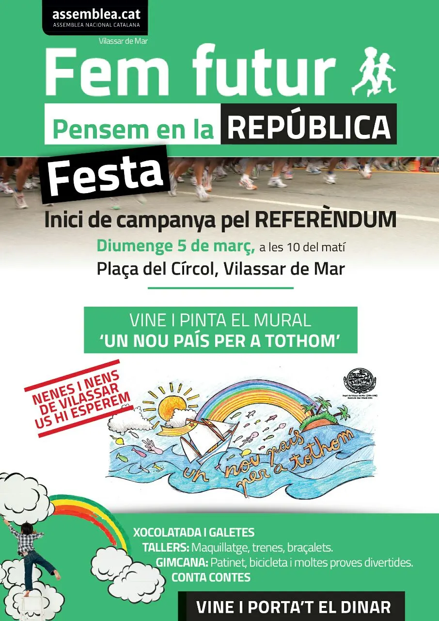 L’ANC de Vilassar de Mar iniciarà diumenge la campanya “Fem futur”