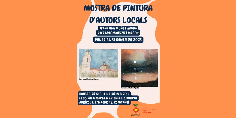 El Sindicat Agrícola de Constantí acollirà una mostra de pintura d’autors locals per la Festa Major